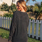LAKE Mineral Washed Long Sleeve Graphic  : CREAM / M