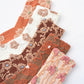 Rufia - Orange Embossed Women's Socks: 1 / One Size