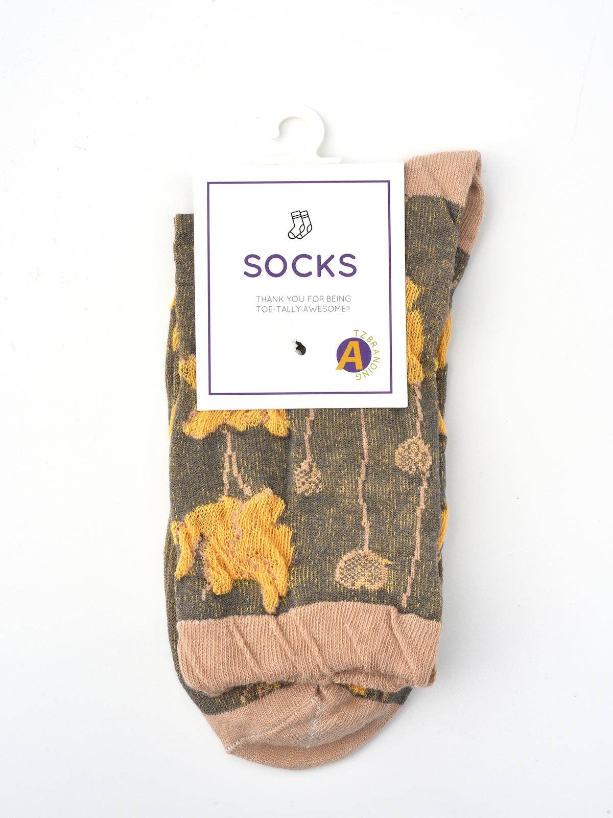 Rufia - Floral Knit Socks - Vintage & Stretchy: Sun