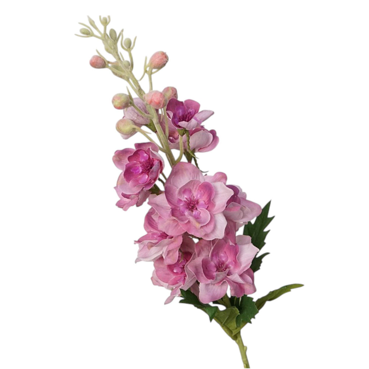 27"Real Touch Delphinium: Begonia Pink
