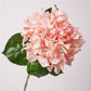 24"Lux Designer-Grade Ultra-Realistic Hydrangea–(7"Bloom): Elegant Brown