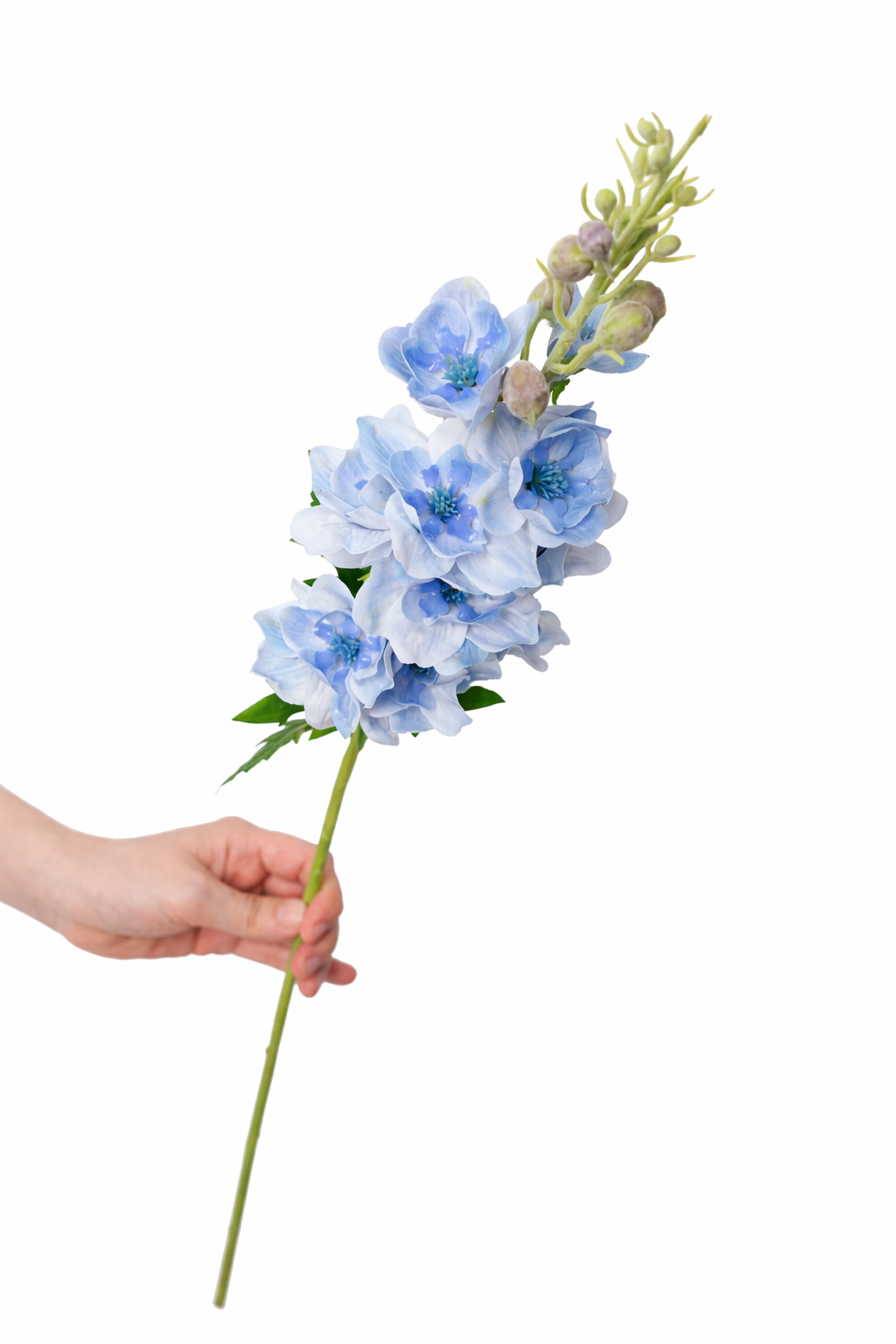 27"Real Touch Delphinium: Begonia Pink