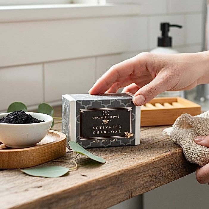 Clarity Activated Charcoal Clay & Sea Moss Facial Soap