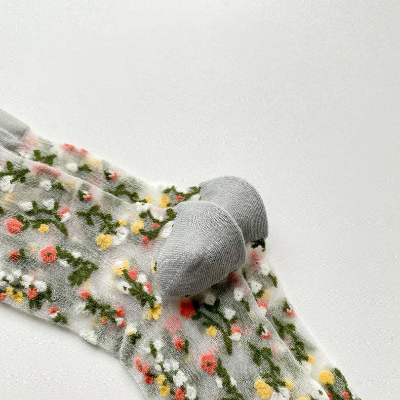 Rufia - Patterned Socks (See thru)