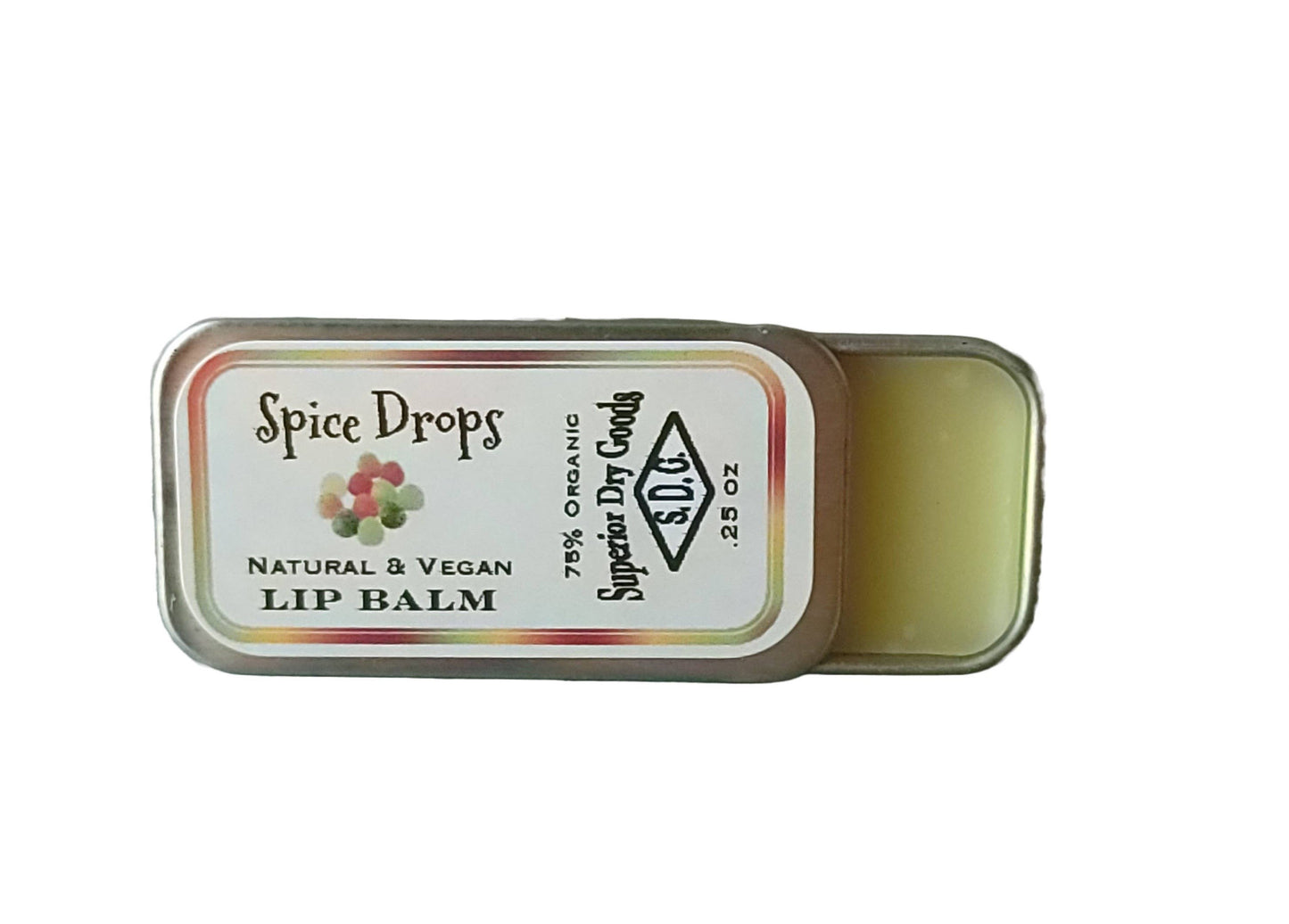 Natural Lip Balm Variety | Lot of 10 Flavors | Slider Tins