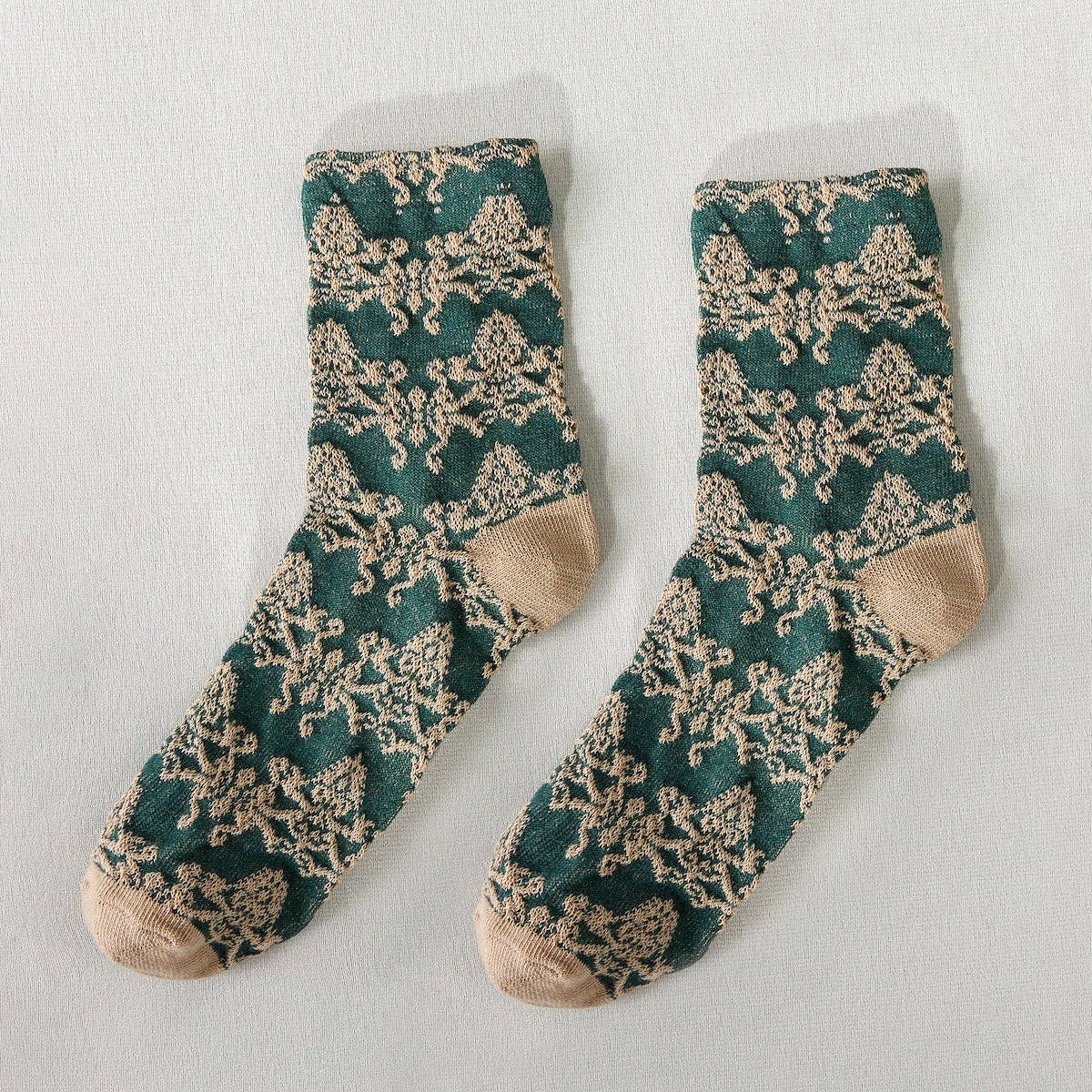 Rufia - Retro Embossed Women's Socks: 1 / One Size