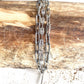 Triple layered burnished silver bracelet