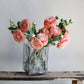 18" Real Touch Ranunculus: Coral