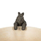 Hanging Rabbit-Brn-3.5"H