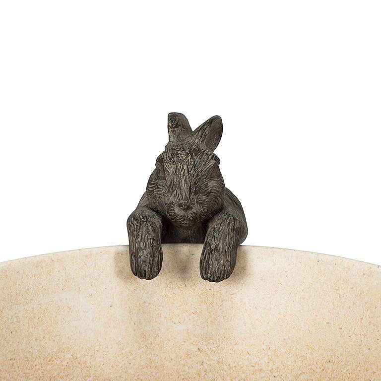 Hanging Rabbit-Brn-3.5"H