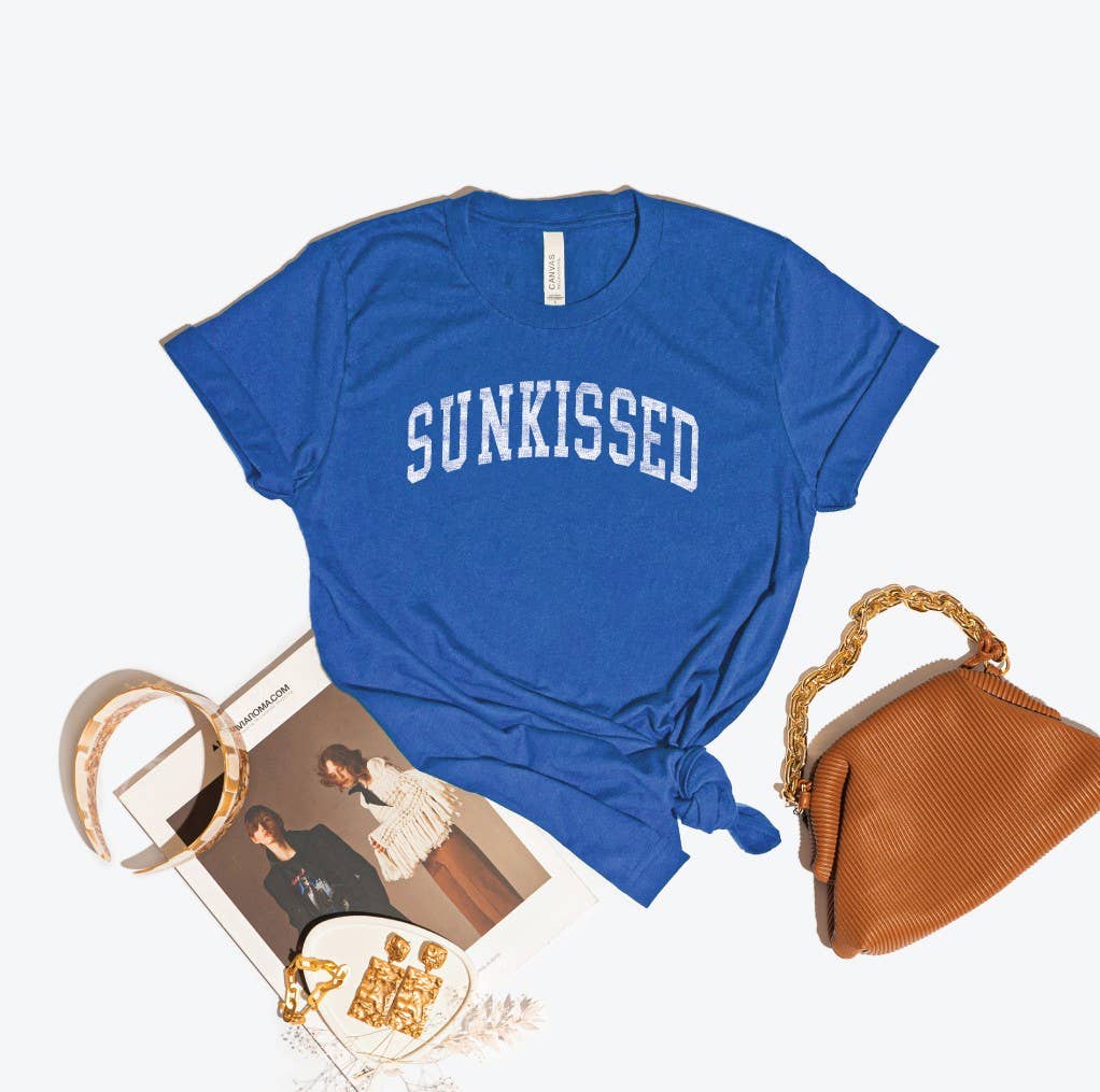 SUNKISSED Graphic T-Shirt: HEATHER MUSTARD / L