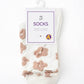 Rufia - Orange Embossed Women's Socks: 1 / One Size