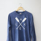LAKE Mineral Washed Long Sleeve Graphic  : CREAM / L
