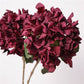 24"Lux Designer-Grade Ultra-Realistic Hydrangea–(7"Bloom): Elegant Brown