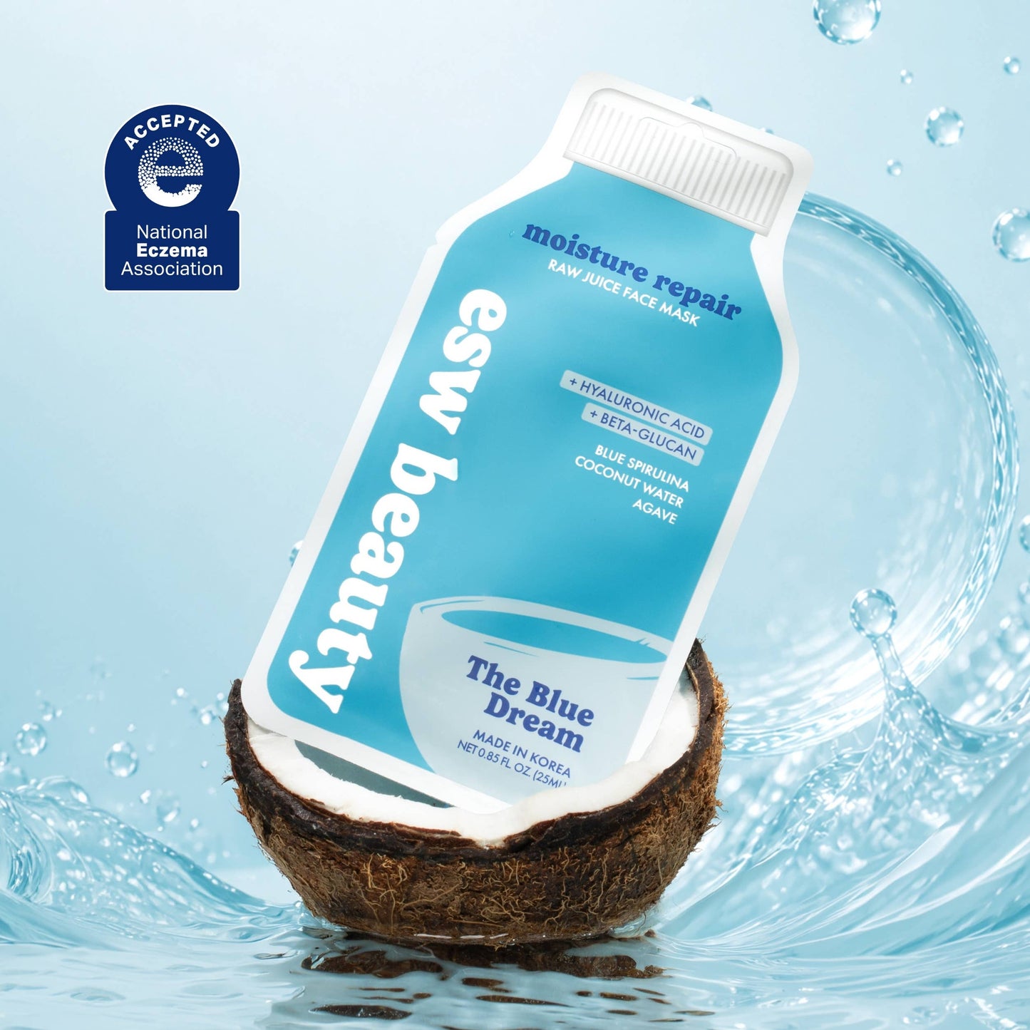 The Blue Dream Moisture Repair Raw Juice Mask: With Peg Hole