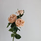 Real Touch Cabbage Rose: Dark Mocha 28.75”