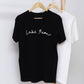 LAKE BUM Graphic T-shirt: BLACK / XL