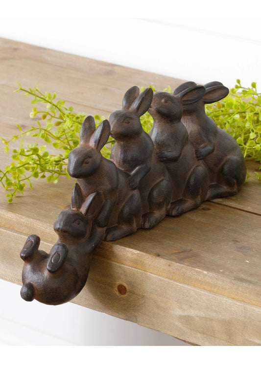 Shelf Sitter - Rabbits Playing