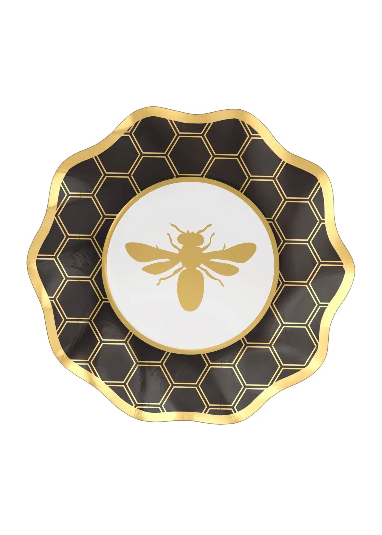 Wavy Bowl Honeybee Appetizer/Dessert/8pk