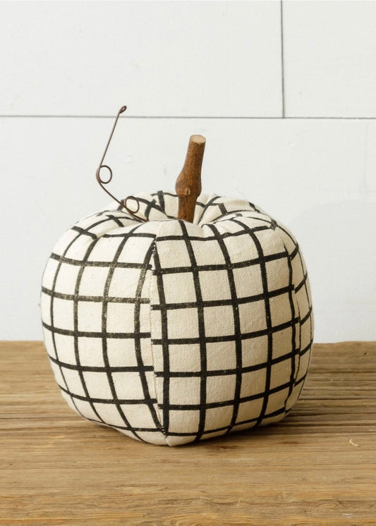 Window Pane Check Pumpkin (set of 2)