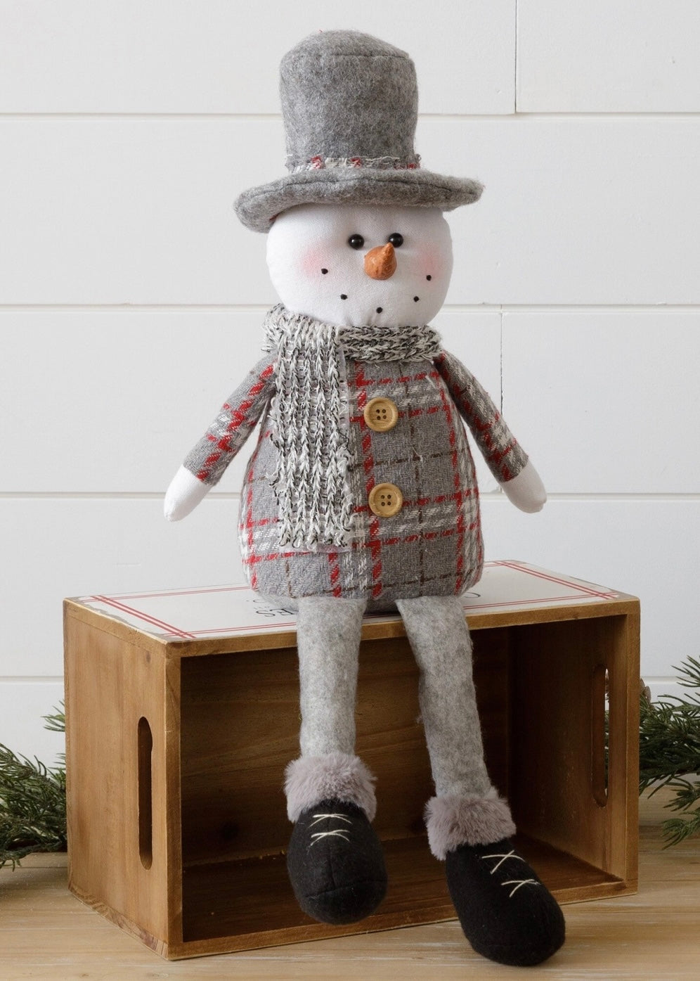 Snow Buddies - Snowman Sitter with Top Hat