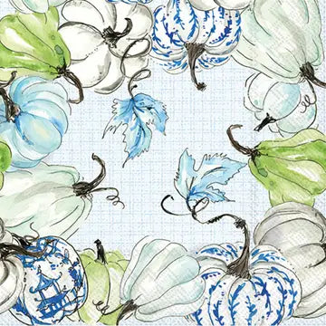 Chinoiserie Stacked Pumpkins Paper Lunch Napkins/ 20 count
