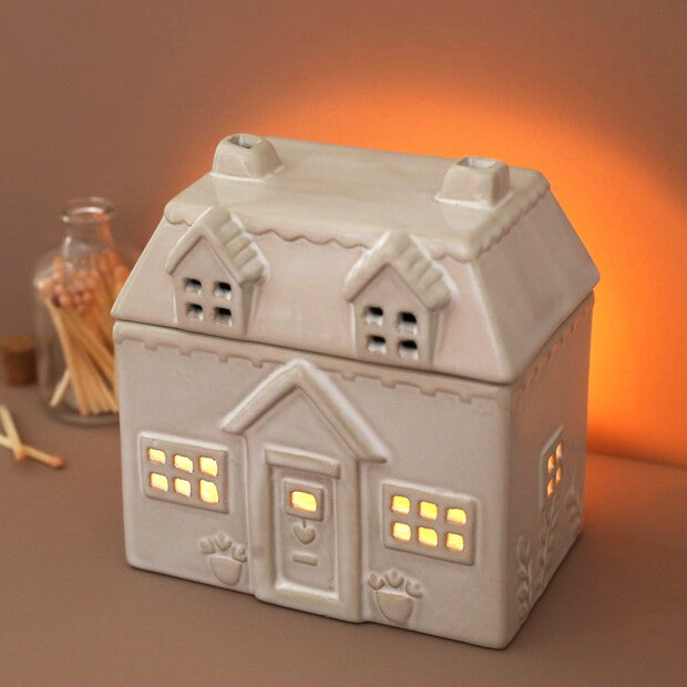 Wax Melt Burner Ceramic House