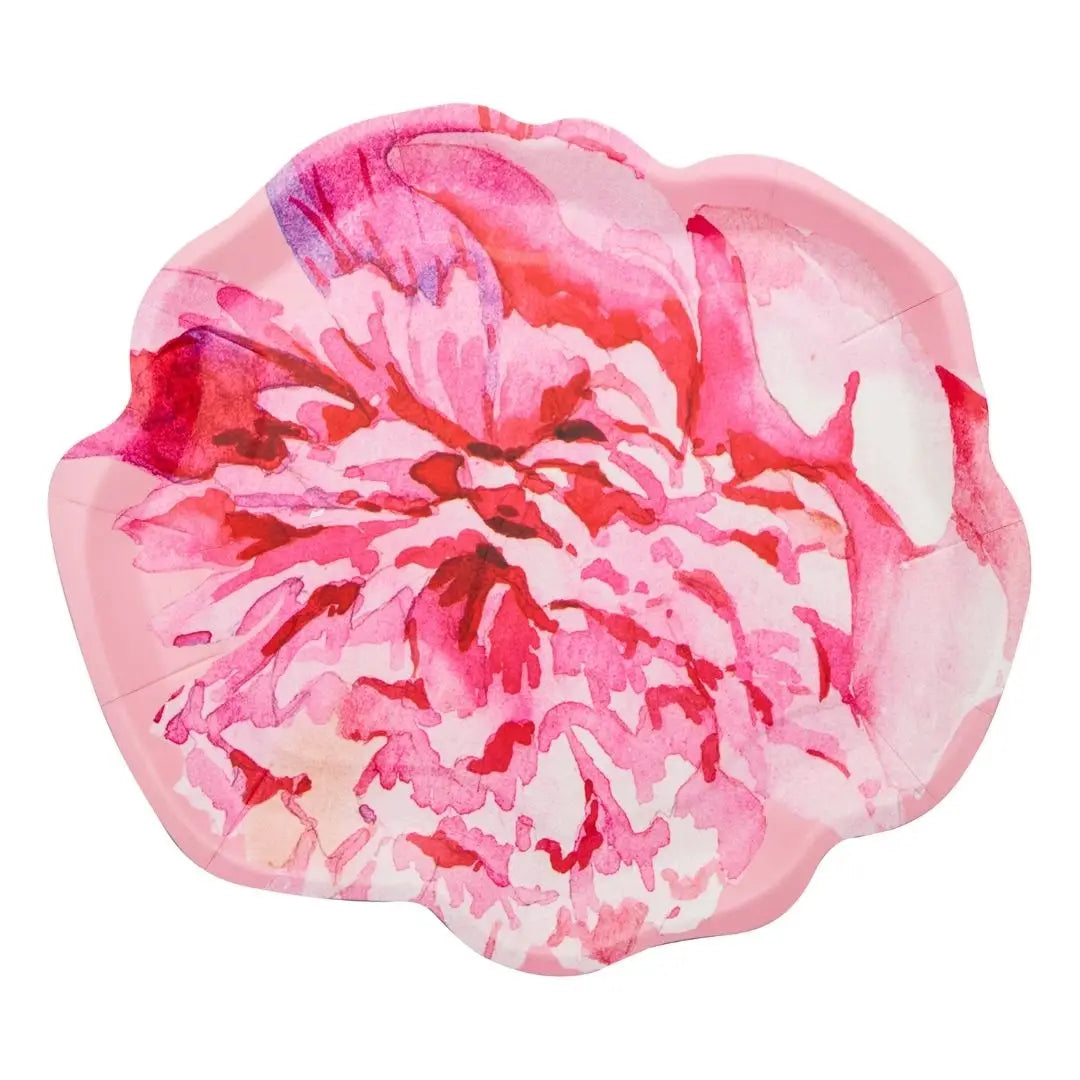 Pink Peonies Salad Plate/8pkg