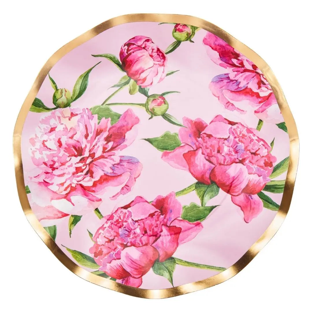 Pink Peonies Dinner Plate/8pk