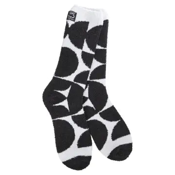Socks Geo Blk/Wht