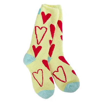 Socks Red Hearts