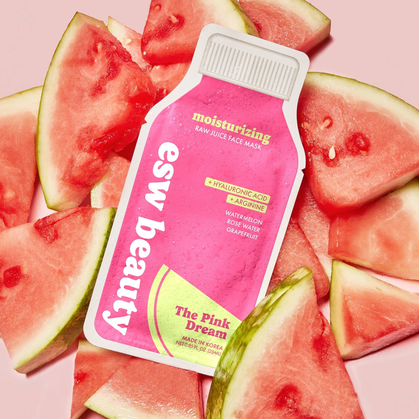 Pink Dream Moisturizing Raw Juice Sheet Mask: With Peg Hole