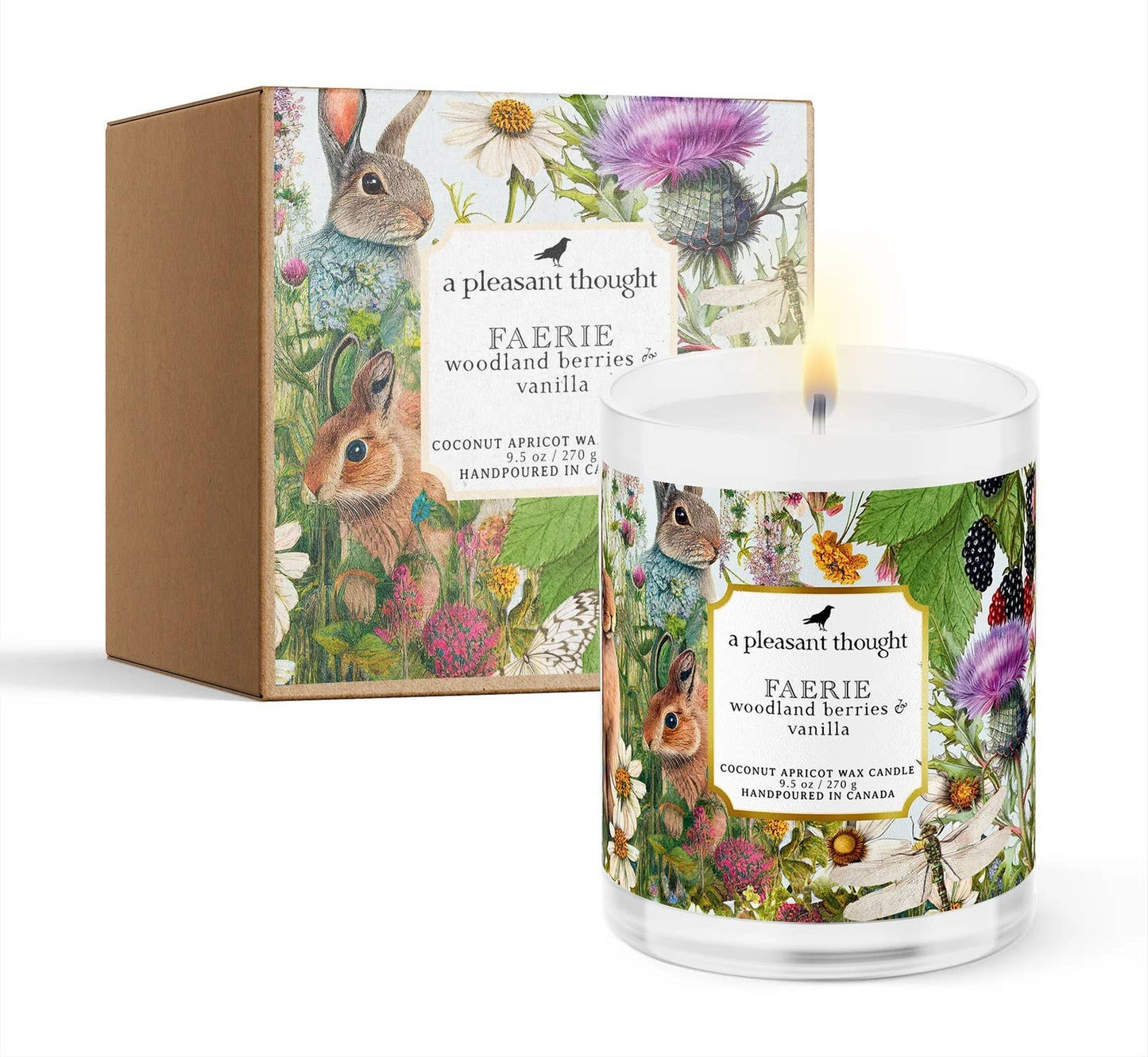 FAERIE | WOODLAND BERRIES & VANILLA | CANDLE: Wood