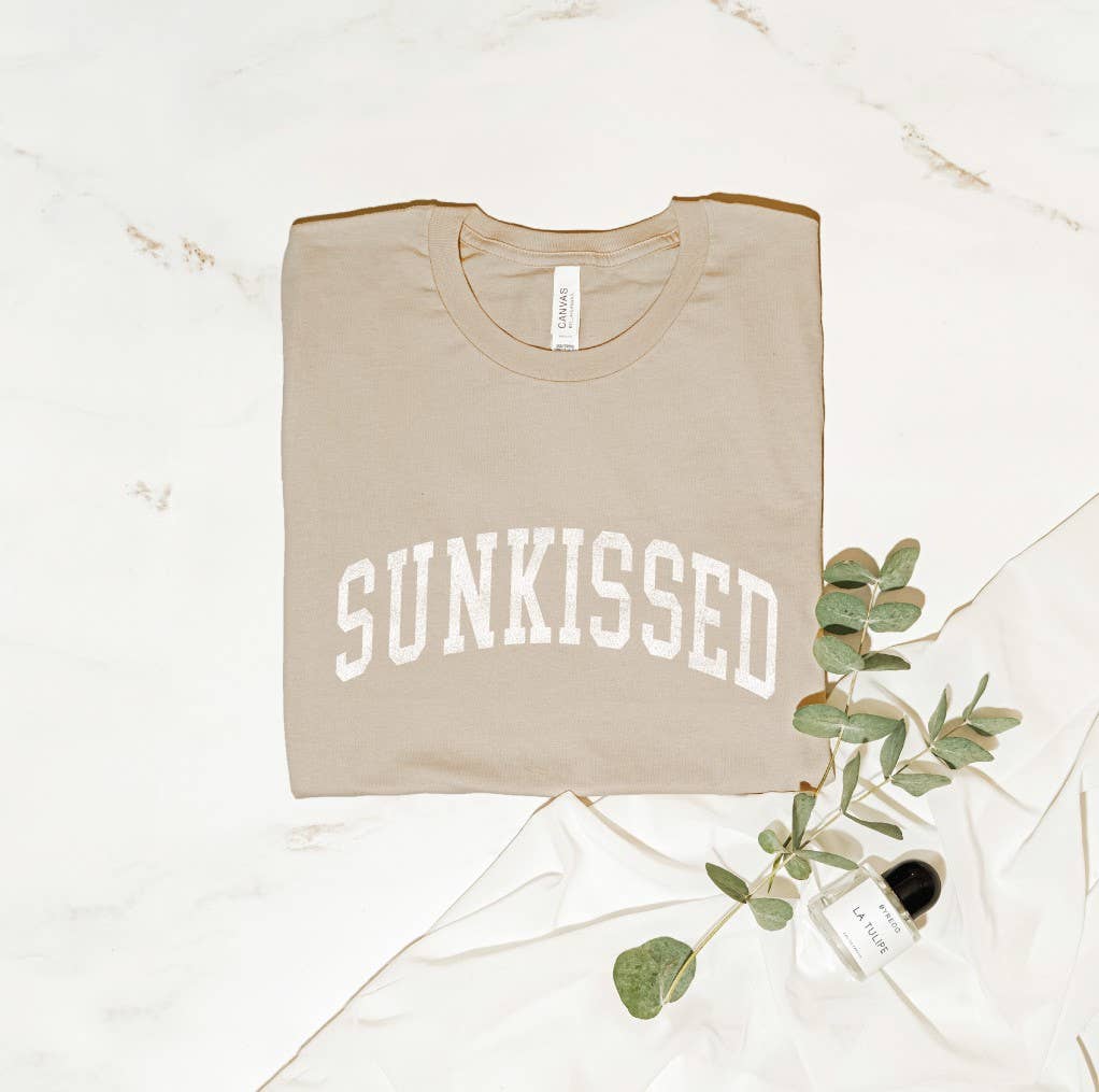 SUNKISSED Graphic T-Shirt: HEATHER MUSTARD / XL