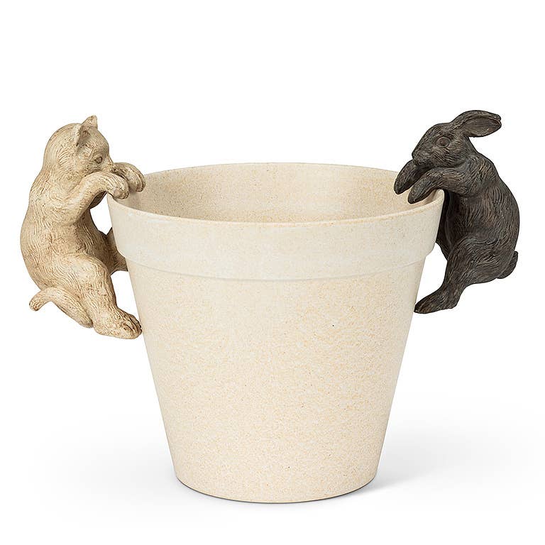 Hanging Rabbit-Brn-3.5"H