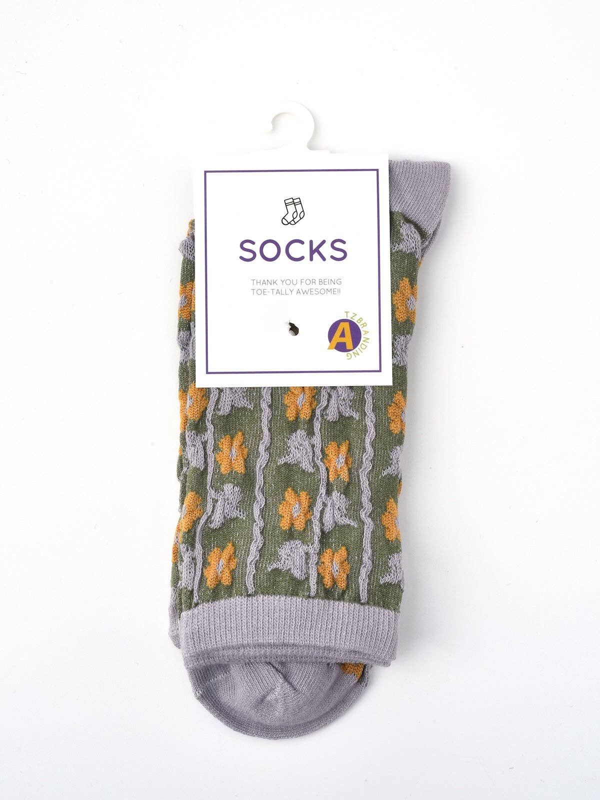 Rufia - Floral Knit Socks - Vintage & Stretchy: Vines