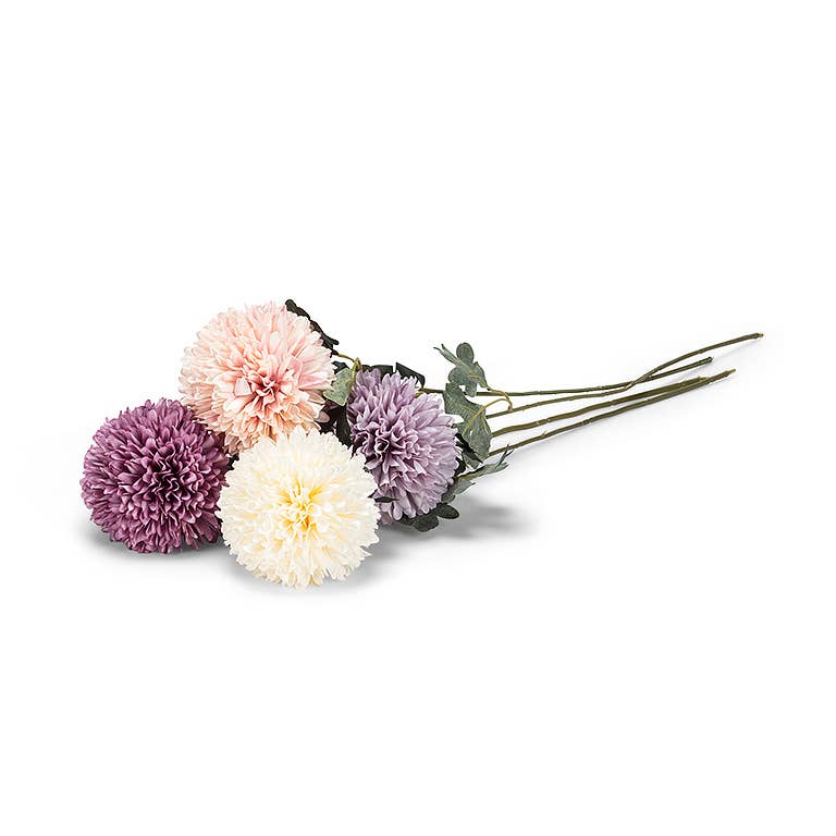 Ball Flower Stem-Assorted-21"H