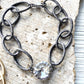 Chunky bracelet Swarovski crystal gift boutique: Gunmetal