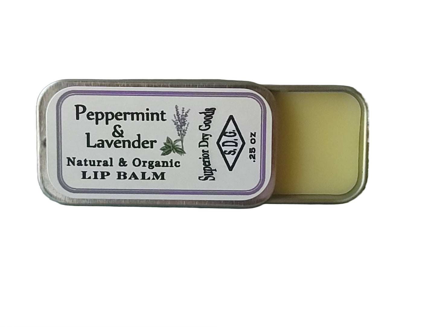 Natural Lip Balm Variety | Lot of 10 Flavors | Slider Tins