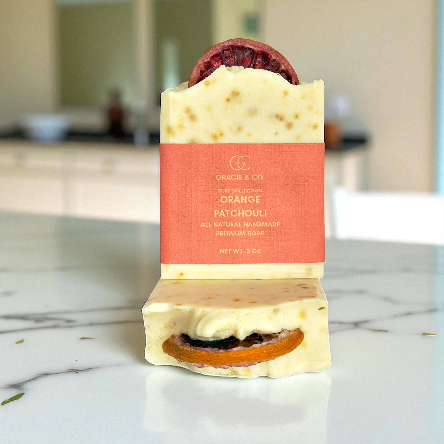 Orange Patchouli Exfoliating Shea Butter Soap