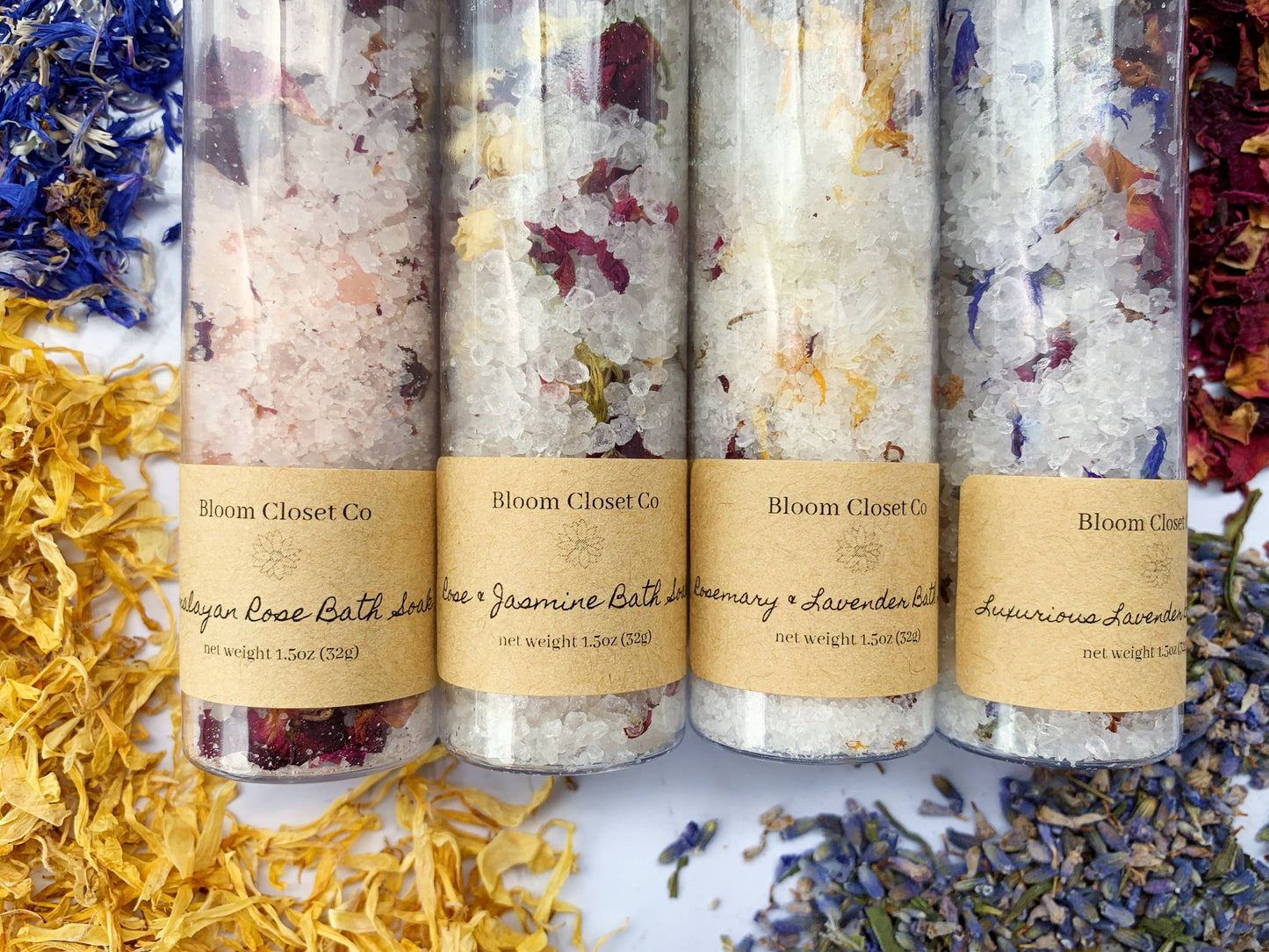 Mini Test Tube Bath Salts: Mixed Scents