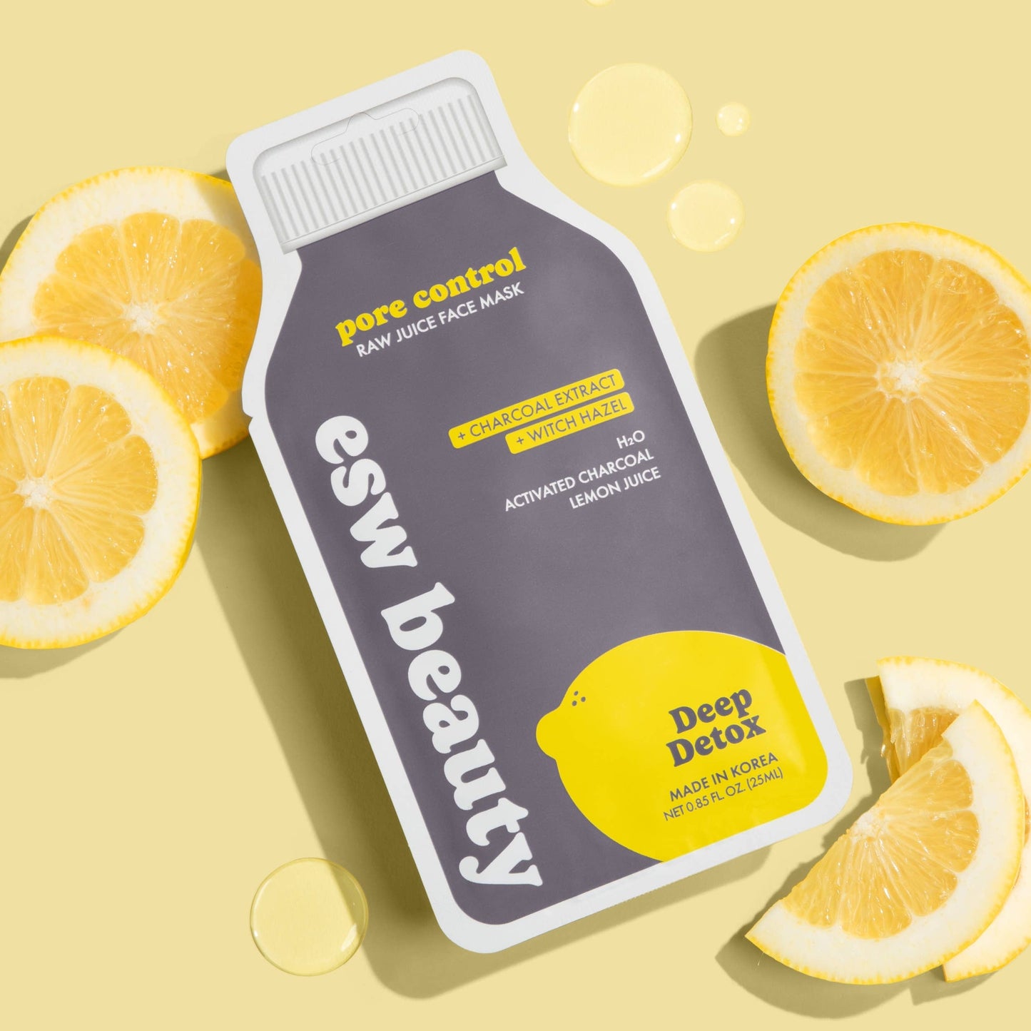 Deep Detox Pore Control Raw Juice Sheet Mask: With Peg Hole