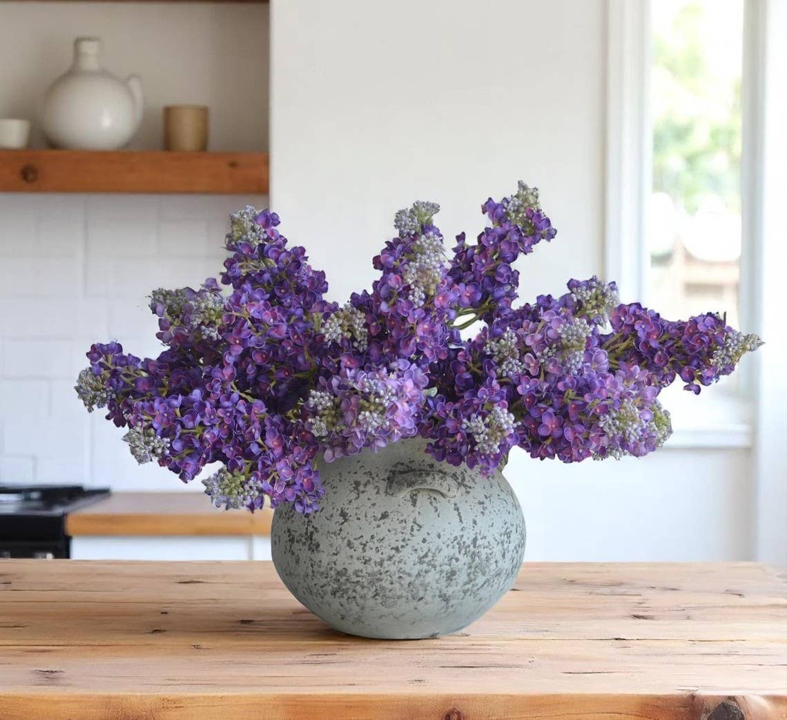 25"Real Touch Lilac-2 Sprays: Purple
