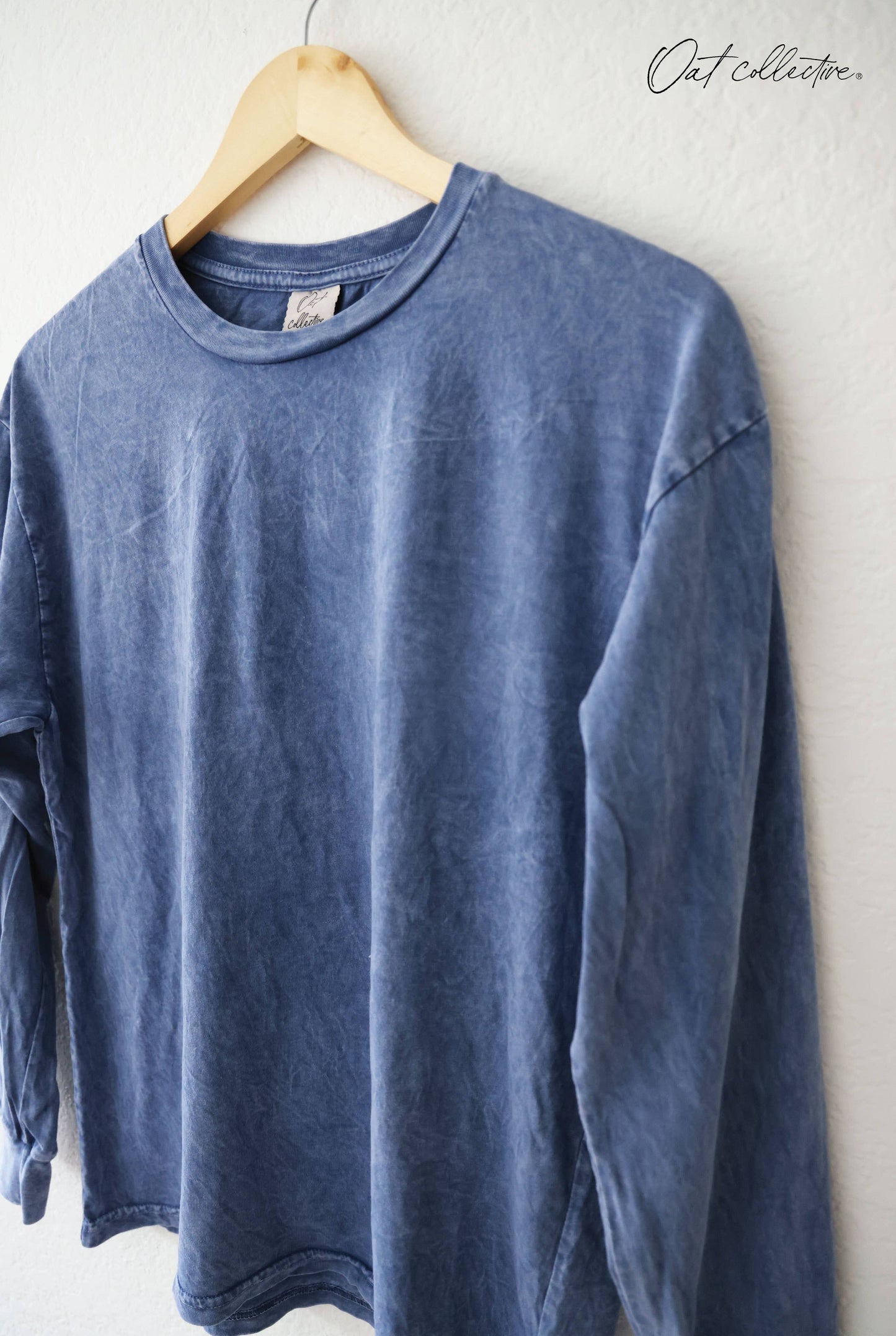 LAKE Mineral Washed Long Sleeve Graphic  : CREAM / M