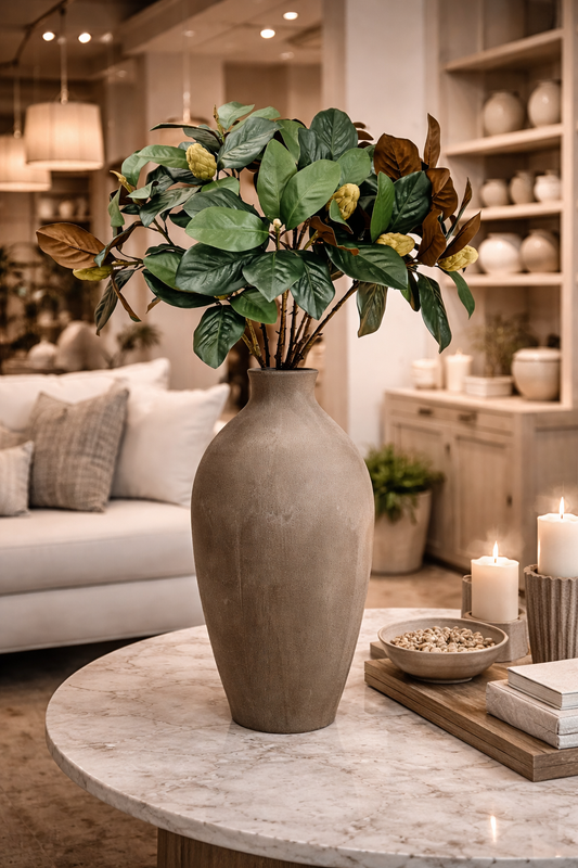 30"Artificial Magnolia Stem w/ Buds