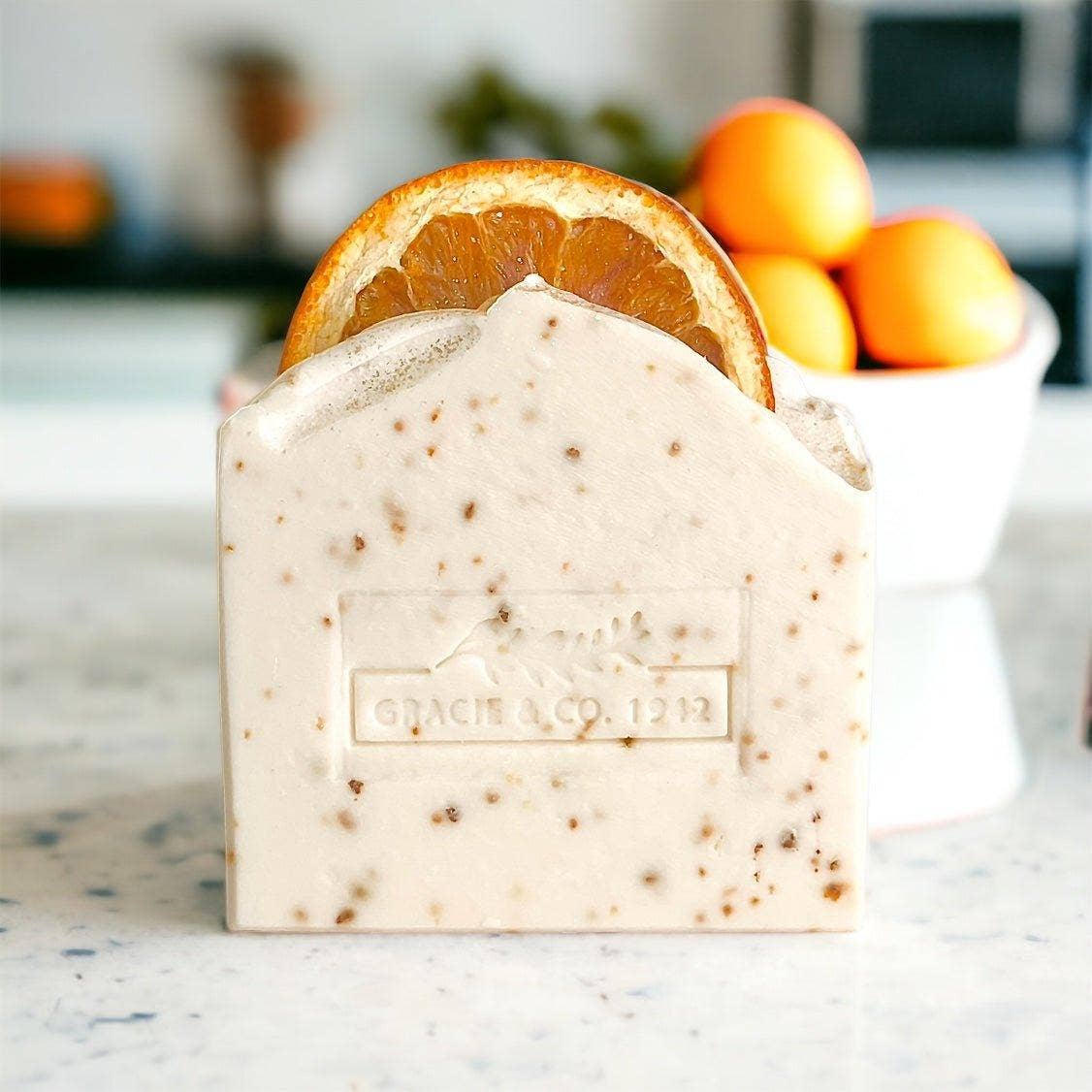 Orange Patchouli Exfoliating Shea Butter Soap