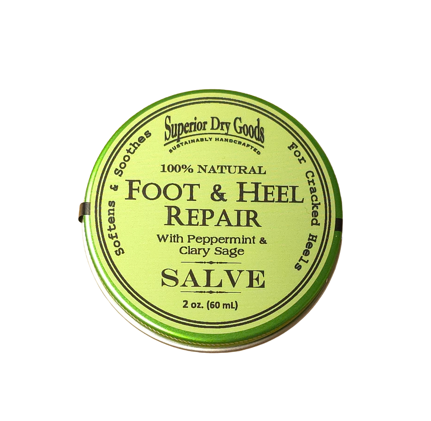 Foot & Heel Salve | Peppermint & Clary Sage | All Natural