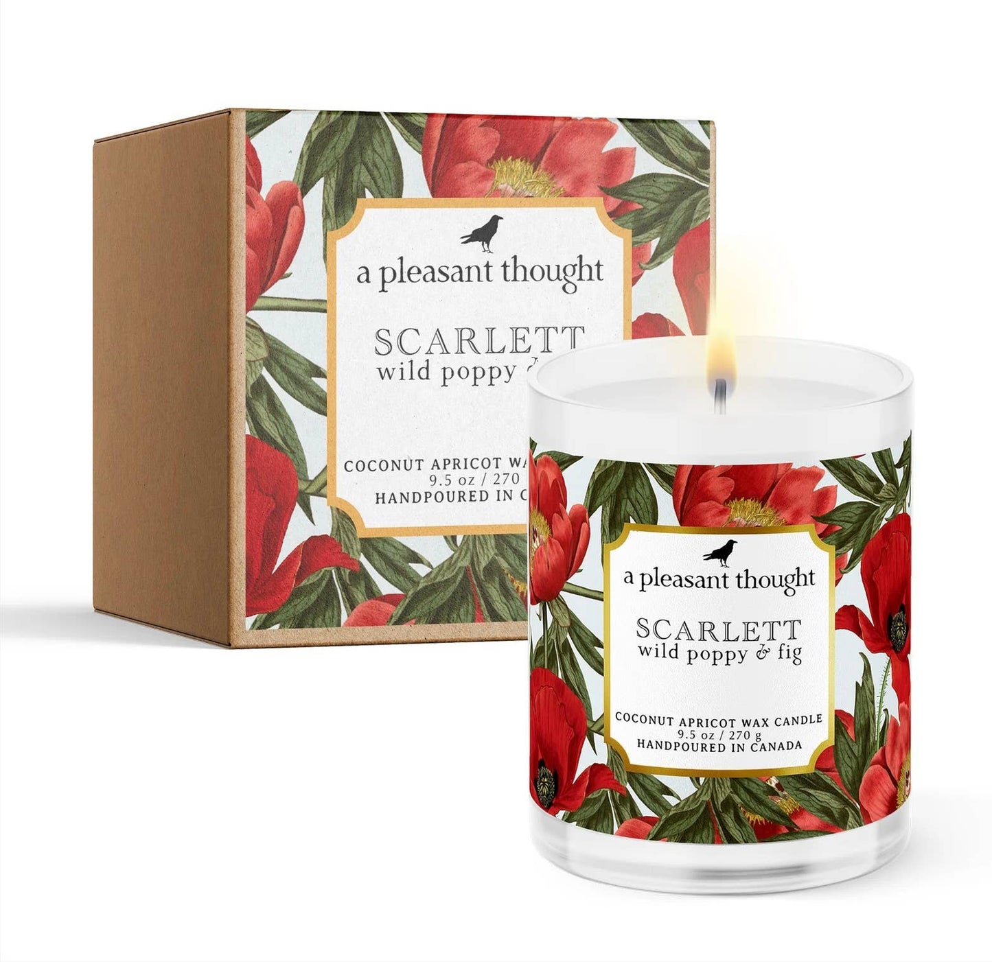 SCARLETT | WILD POPPY & FIG | CANDLE: Wood