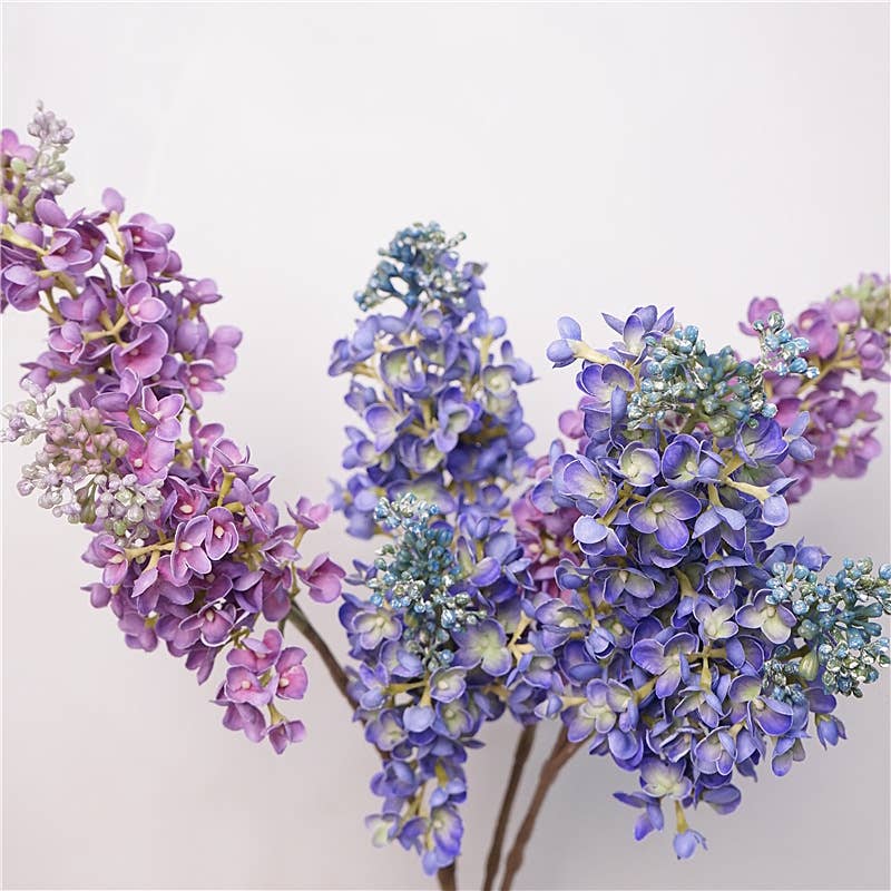 25"Real Touch Lilac-2 Sprays: Purple