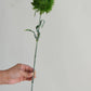21.5" Realistic Faux Dianthus Green Ball Fresh Green stem: Fresh Green